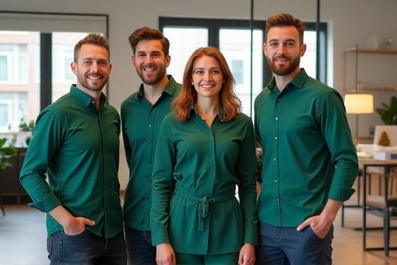 SchoonWerk Solutions team in Rotterdam office